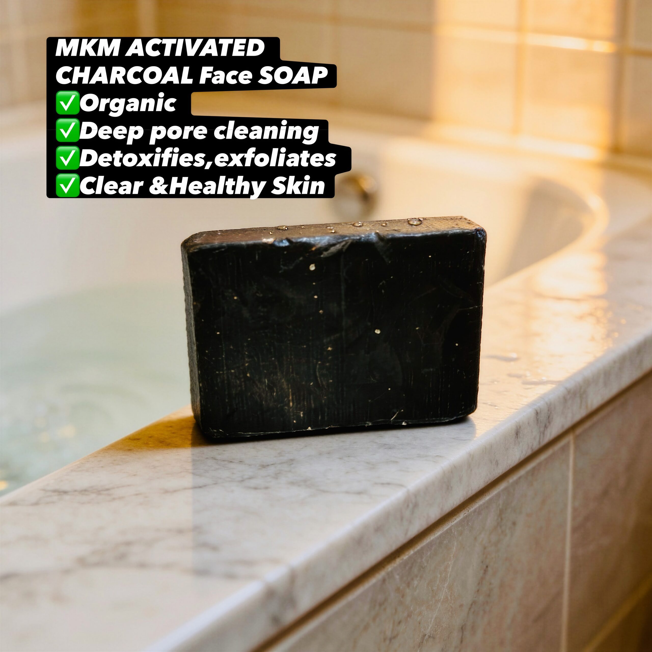 MKM PORE PURIFY CHARCOAL SOAP