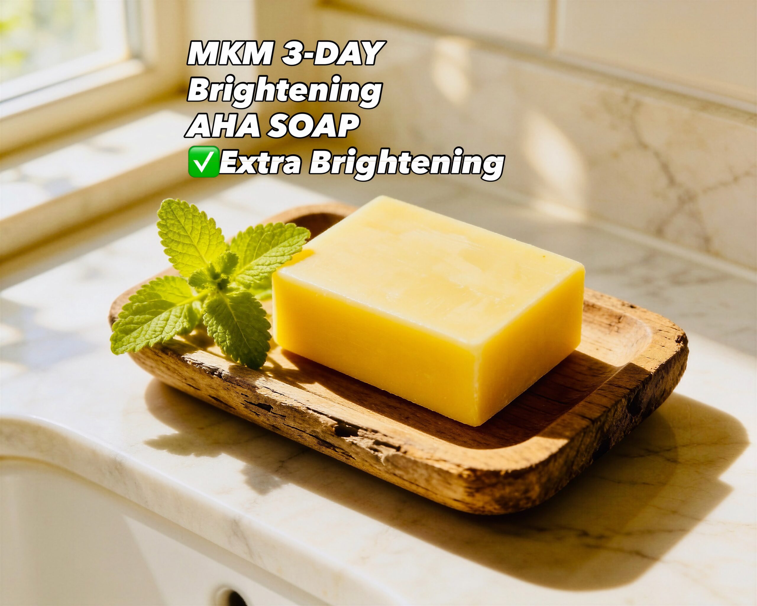 MKM 3-DAY GLOW AHA SOAP