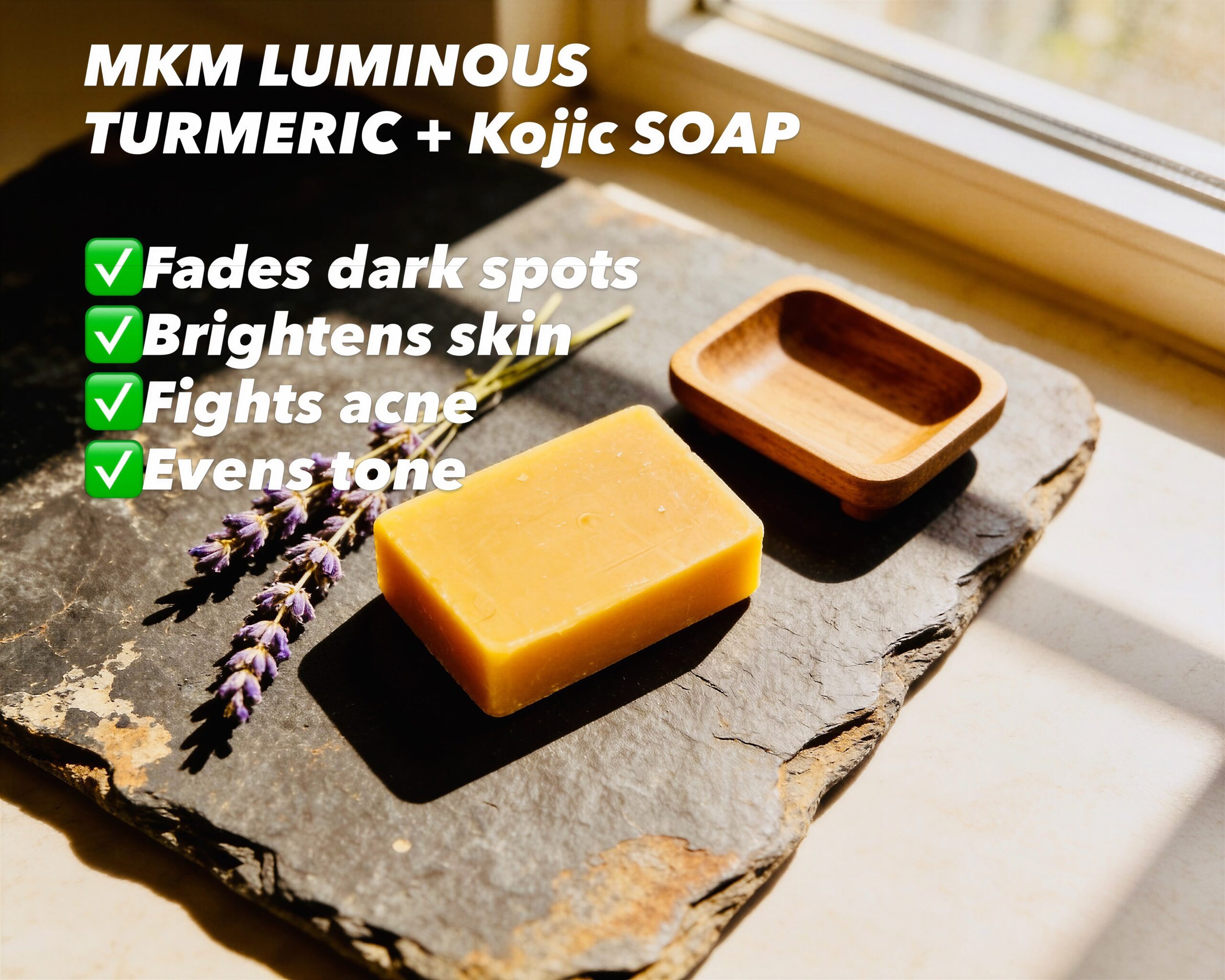 MKM Luminous Turmeric + Kojic Soap